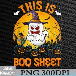 this is boo sheet ghost retro halloween costume svg, eps, png, dxf, digital download