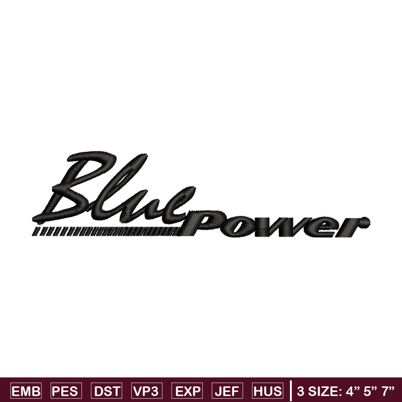 Blue Power embroidery design, Blue Power embroidery, logo design, embroidery file, logo shirt, Digital download..jpg