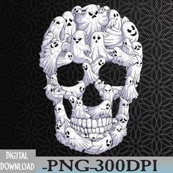 skull boo ghost funny boo ghosts halloween costume png, digital download