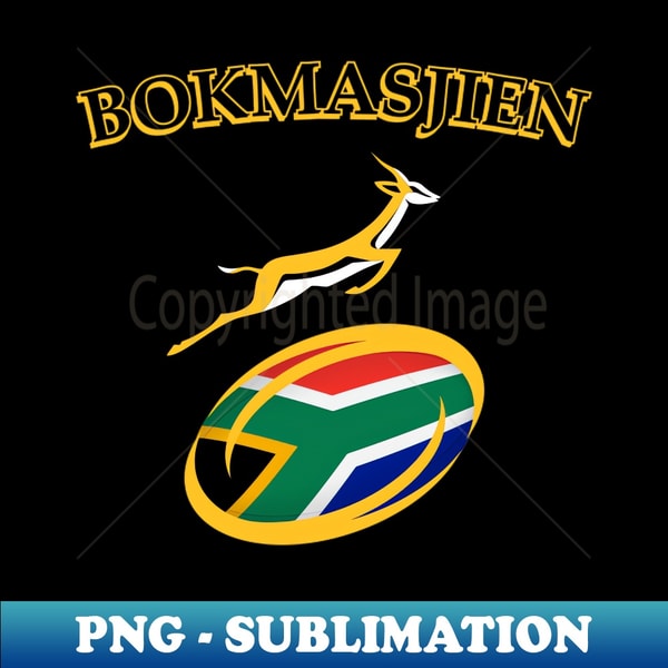 Bokmasjien Springbok Rugby South African Flag - PNG Transpar - Inspire ...