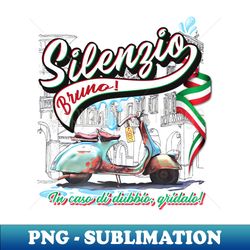 Silenzio Bruno - Vintage Sublimation PNG Download - Capture Imagination with Every Detail