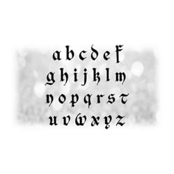 word clipart: black solid pirate alphabet letter templates grouped on one single sheet - digital download svg - not inst