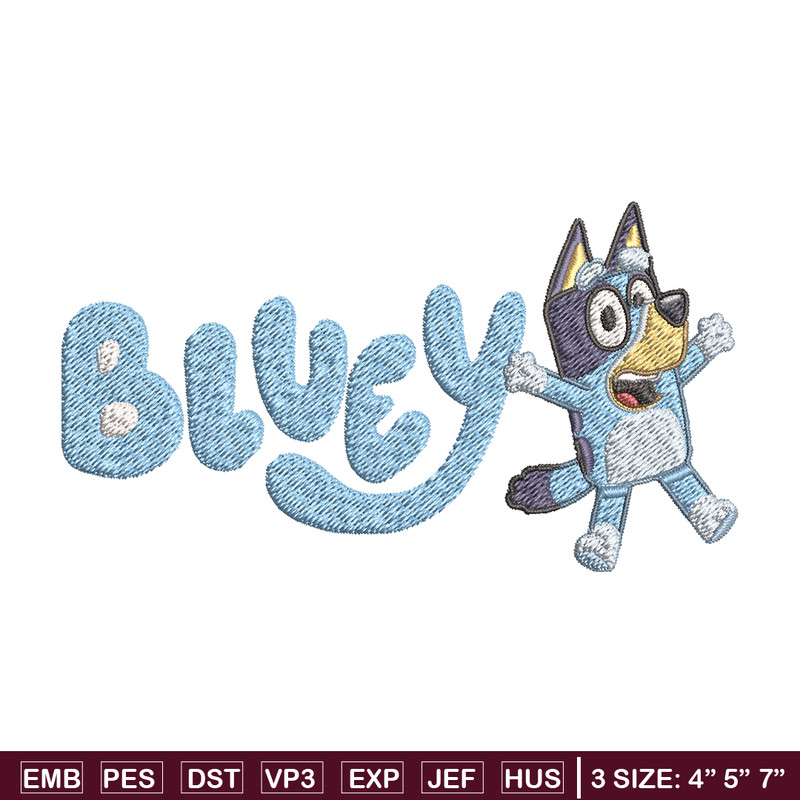Bluey cartoon Embroidery, Bluey Cartoon Embroidery, cartoon Embroidery, Embroidery File, cartoon shirt, digital download.jpg
