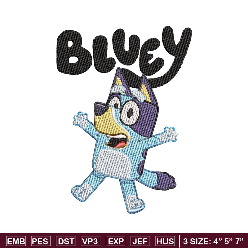 Bluey Embroidery, Bluey Cartoon Embroidery, cartoon Embroidery, cartoon shirt, Embroidery File, digital download..jpg