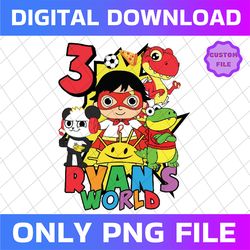ryans world personalized birthday png, ryans world custom, ryans world personalized png, digital download