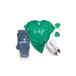 lucky shirt, st patrick's day shirt, st. patty's shirt, irish shirt, shenanigans, shamrock shirt, lucky gift shirt, drin