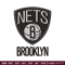 Brooklyn Nets Embroidery Design, Logo Embroidery, NBA Embroidery, Embroidery File, Logo shirt, Digital download.jpg