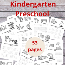 Little Learners' Letter Writing Adventur,Alphabet letters ,kindergarten gifts ,preschool alphabet,Toddler Alphabet