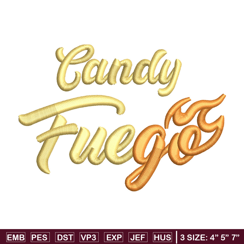 Candy fuego logo embroidery design, logo embroidery, logo design, embroidery file, logo shirt, Digital download..jpg