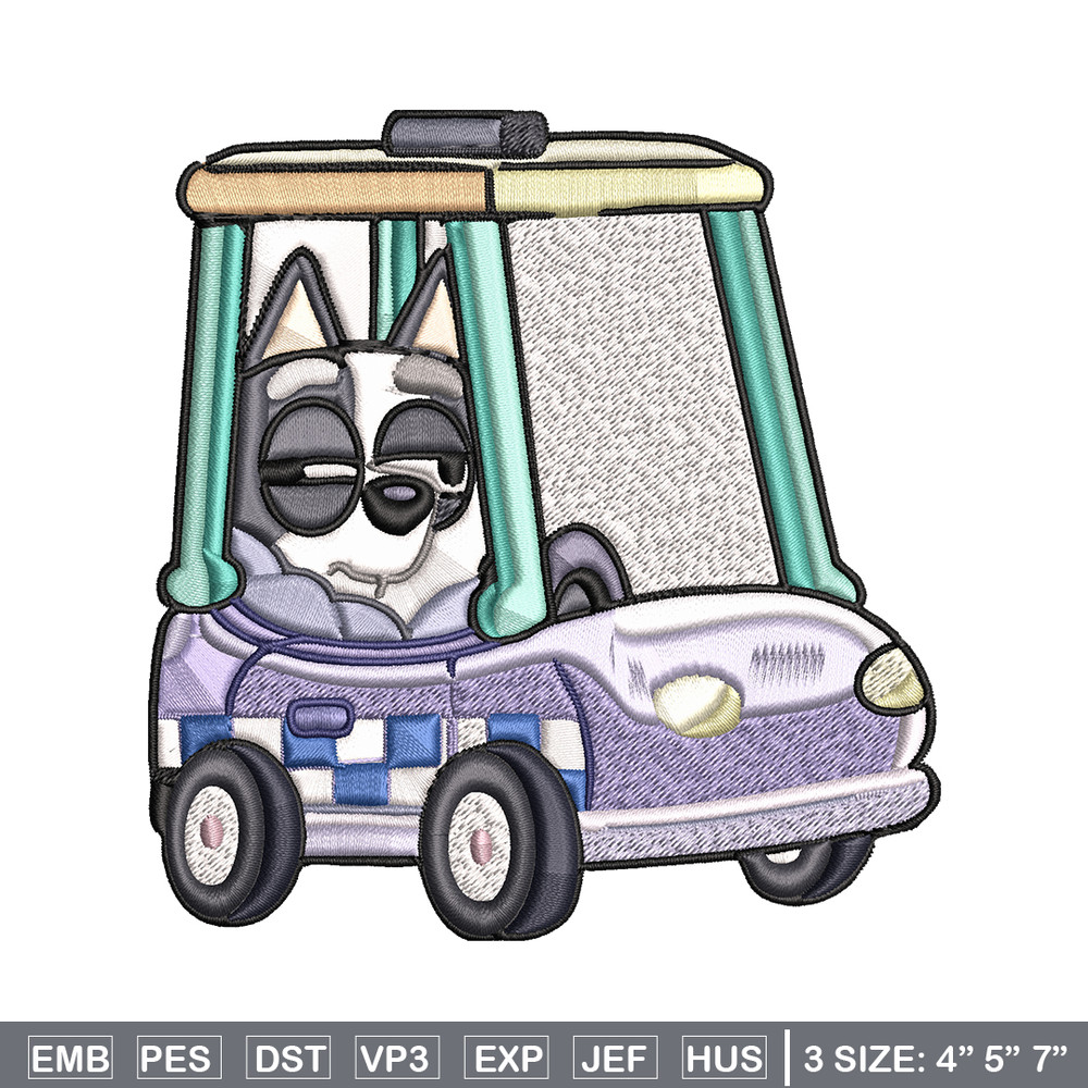 Aunt trixie heeler Embroidery, Bluey Embroidery, Embroidery File, cartoon design, cartoon shirt, Digital download..jpg