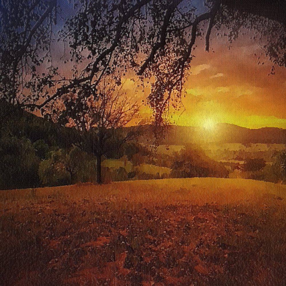 Nature Tree Down Beautiful Oil Painting.png