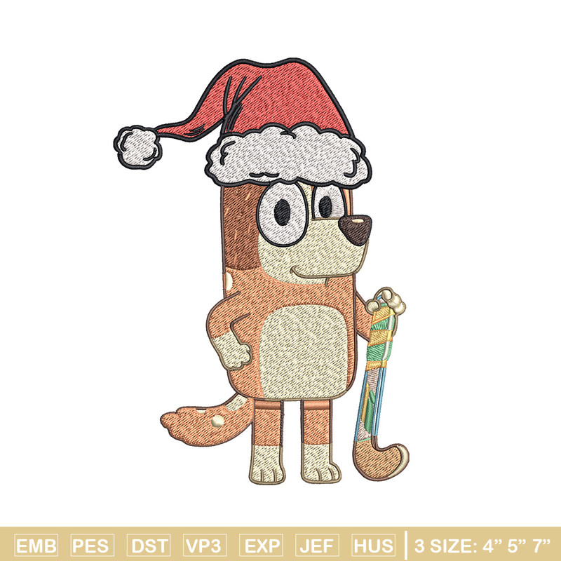 Chilli chrismas hat Embroidery Design, Bluey Embroidery, Embroidery File, Brand Embroidery, Logo shirt, Digital download.jpg