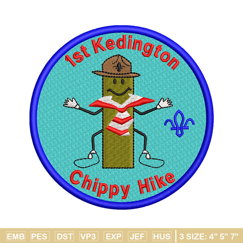 Chippy Hike logo embroidery design, Chippy Hike embroidery, embroidery file, logo design, logo shirt, Digital download.jpg