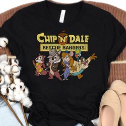 disney chip n dale goofy group rescue tshirt, disney family matching shirt, walt disney world, disneyland trip outfits