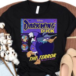 disney darkwing duck funny the terror vintage tv show shirt, disney family matching shirt, walt disney world shirt, disn