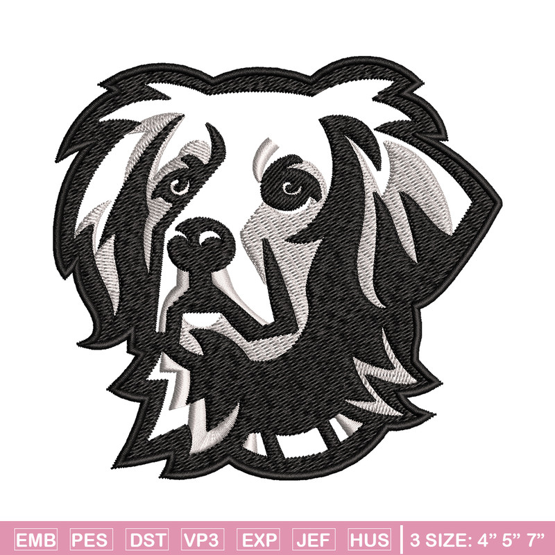 Black dog embroidery design, Black dog embroidery, animal design, embroidery file, logo shirt, Digital download..jpg