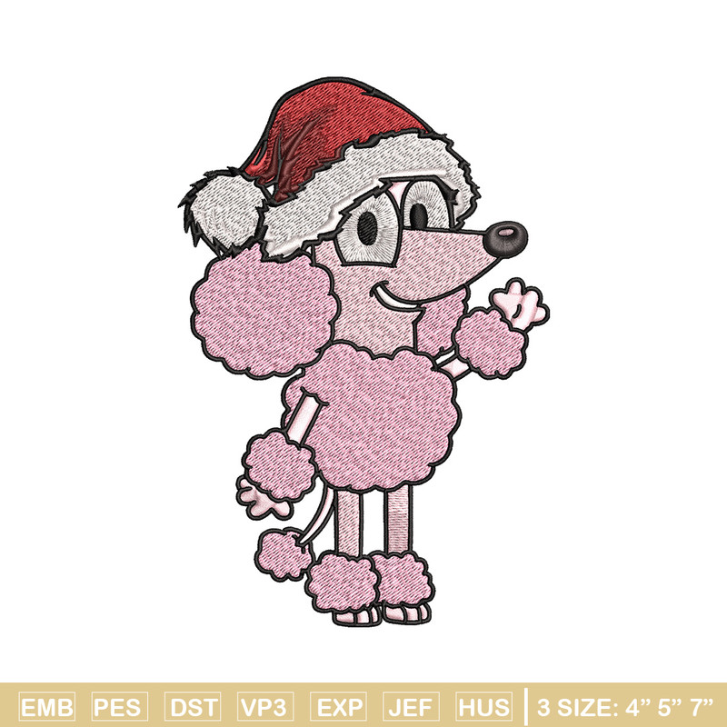 Coco chrismas hat Embroidery Design, Bluey Embroidery, Embroidery File, Brand Embroidery, Logo shirt, Digital download.jpg