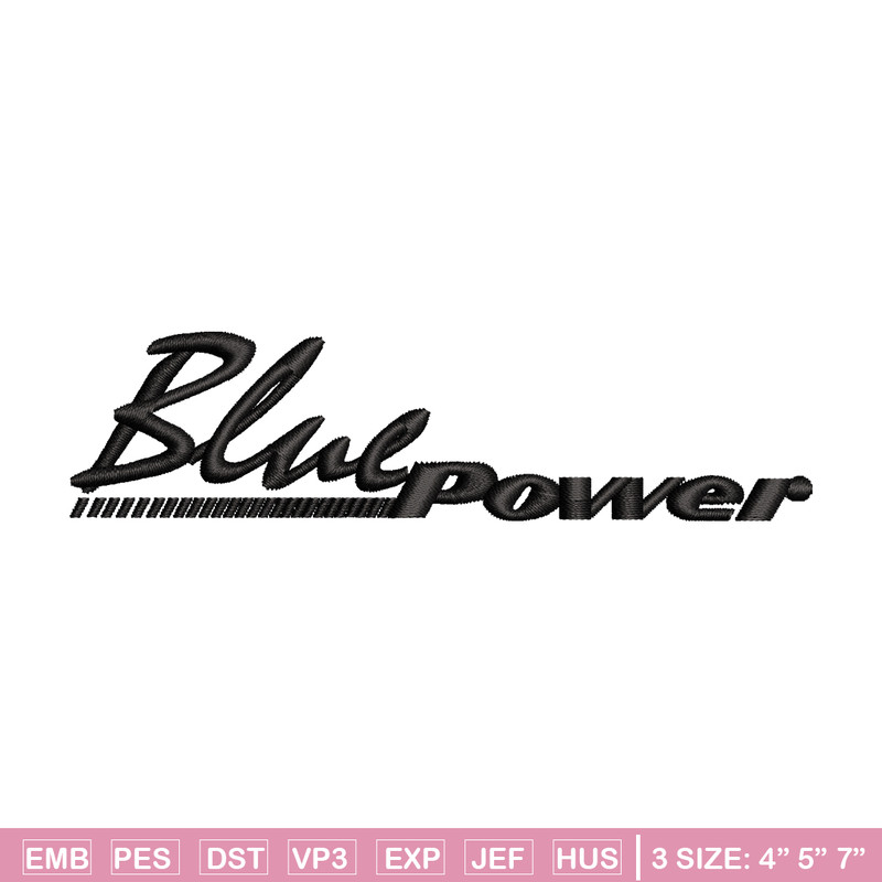 Blue Power embroidery design, Blue Power embroidery, logo design, embroidery file, logo shirt, Digital download..jpg