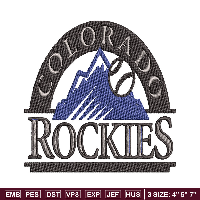 Colorado Rockies logo Embroidery, MLB Embroidery, Sport embroidery, Logo Embroidery, MLB Embroidery design..jpg