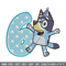 Bluey 6th Birthday Embroidery design, Bluey Cartoon Embroidery, Disney Embroidery, Embroidery File, digital download.jpg