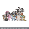 Bluey and Friends Coloring Pages Embroidery, Bluey cartoon Embroidery, Embroidery File, cartoon design, Digital download.jpg