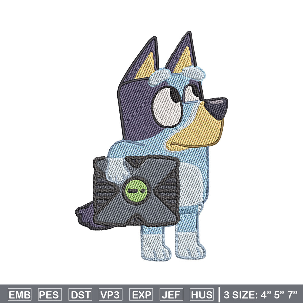 Bluey cartoon Embroidery, Bluey Embroidery, Embroidery File, cartoon design, cartoon shirt, Digital download..jpg