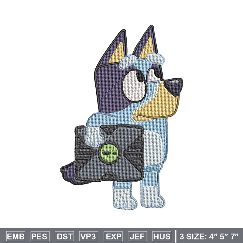 Bluey cartoon Embroidery, Bluey Embroidery, Embroidery File, cartoon design, cartoon shirt, Digital download..jpg