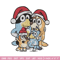 Bluey family chrismas Embroidery Design,Bluey Embroidery,Embroidery File, Brand Embroidery, Logo shirt, Digital download.jpg