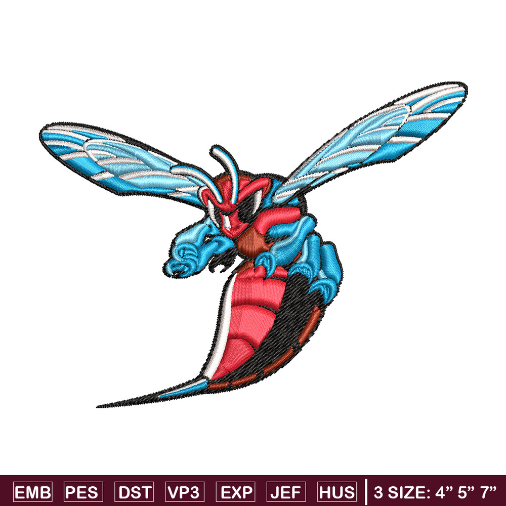 Delaware State Hornets embroidery design, Delaware State Hornets embroidery, logo Sport embroidery, NCAA embroidery..jpg