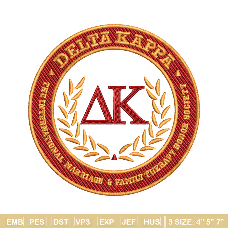 Delta Kappa embroidery design, Delta Kappa Logo embroidery, logo design, embroidery file, logo shirt, Digital download.jpg