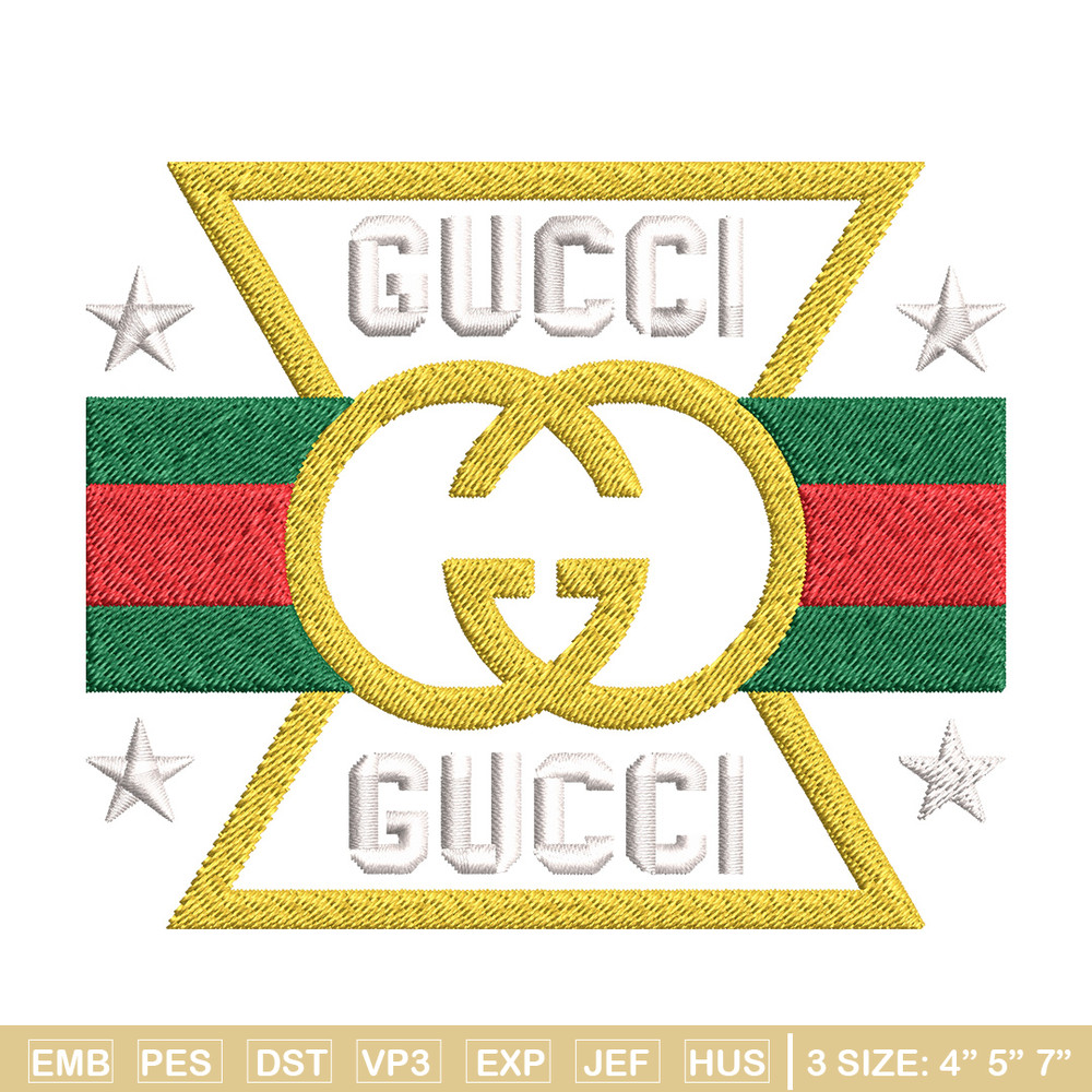 Design gucci Embroidery Design, Gucci Embroidery, Brand Embroidery, Logo shirt, Embroidery File, Digital download.jpg