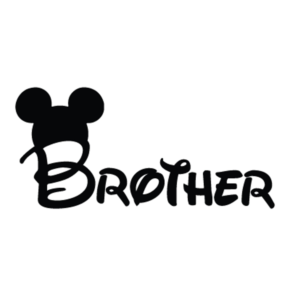 Brother PNG, Mickey Mouse Head PNG, Disney Mickey PNG, Mickey and Minnie Family PNG, Instant download.png