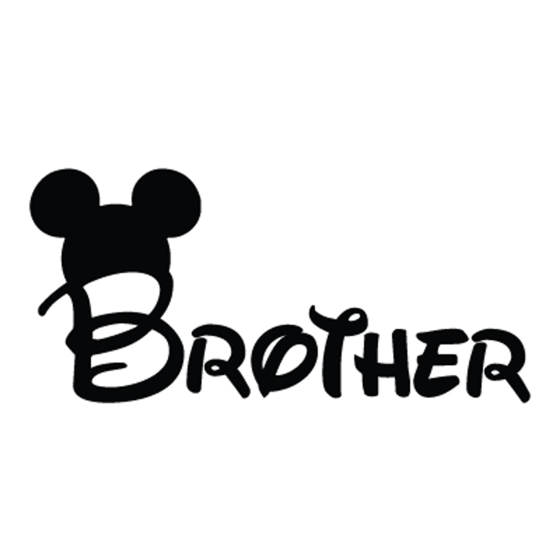 Brother PNG, Mickey Mouse Head PNG, Disney Mickey PNG, Mickey and Minnie Family PNG, Instant download.png