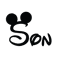 Key to happiness PNG, Mickey Mouse Head PNG, Disney Mickey PNG, Mickey and Minnie Family PNG, Instant download.png