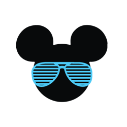 mickey sunglasses png, mickey head png, disney mickey png, mickey and minnie family png, instant download-1