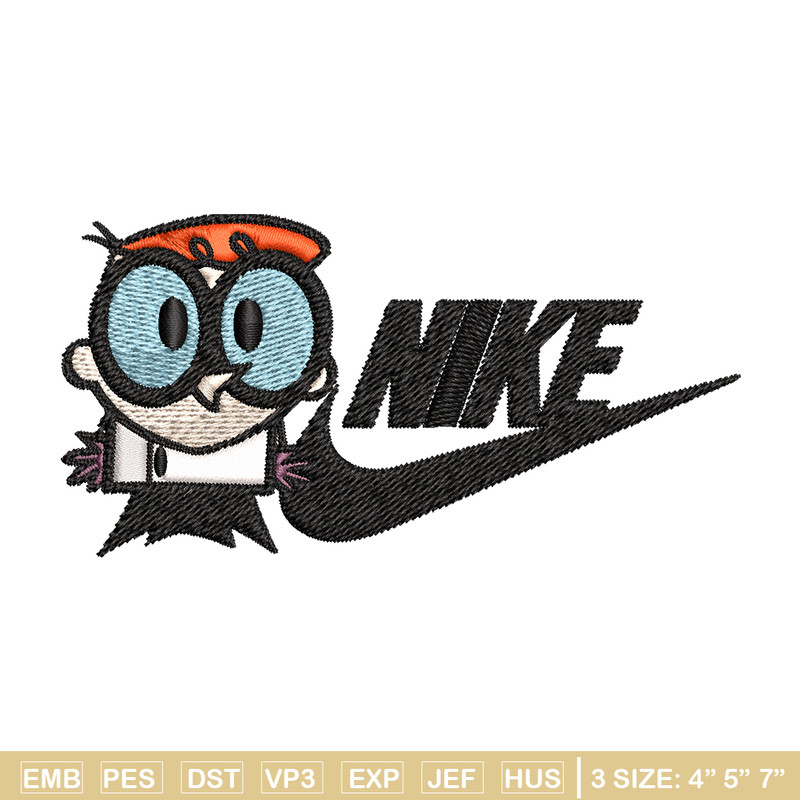 Dexter cartoon Nike Embroidery design, Dexter cartoon Embroidery, Nike design, Embroidery file, Instant download..jpg