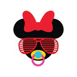 mickey baby sunglasses png, mickey head png, disney png, mickey and minnie family png, mickey png, instant download-3