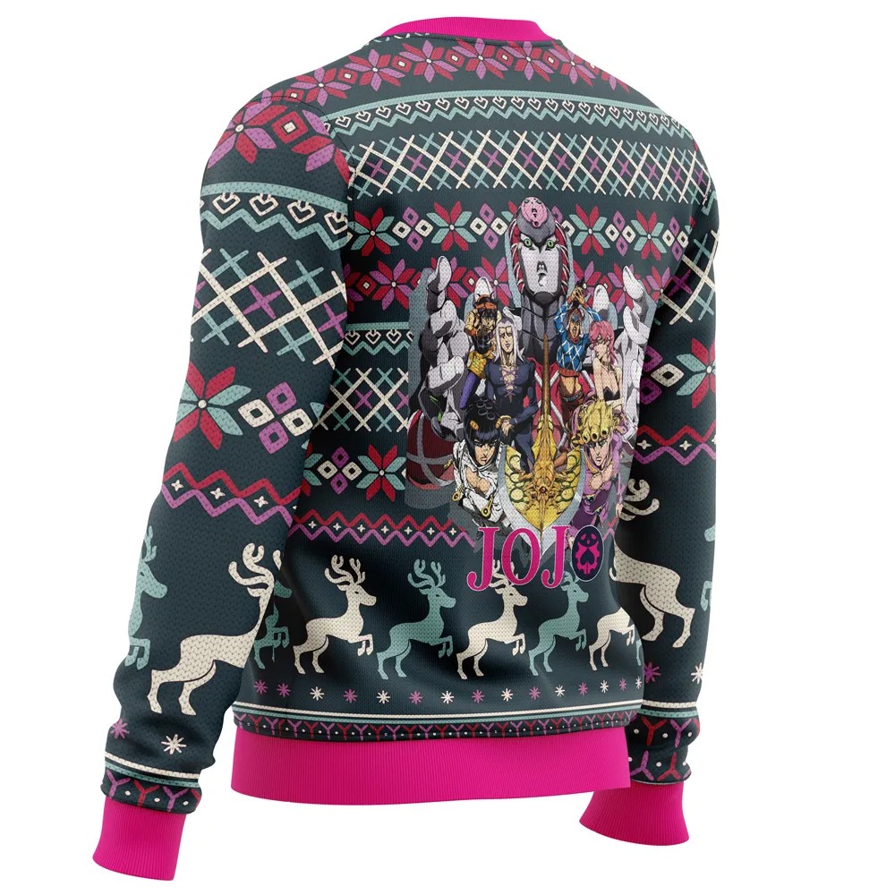 Golden Wind Jojo Bizarre Adventure All Over Print Hoodie 3D Zip Hoodie 3D Ugly Christmas Sweater 3D Fleece Hoodie