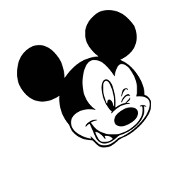 mickey wink png, mickey png, disney png, disney mickey svg, mickey christmas png, cut file, instant download-1