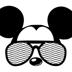 mickey mouse sunglasses png, mickey png, disney png, disney mickey svg, mickey christmas png, instant download-9