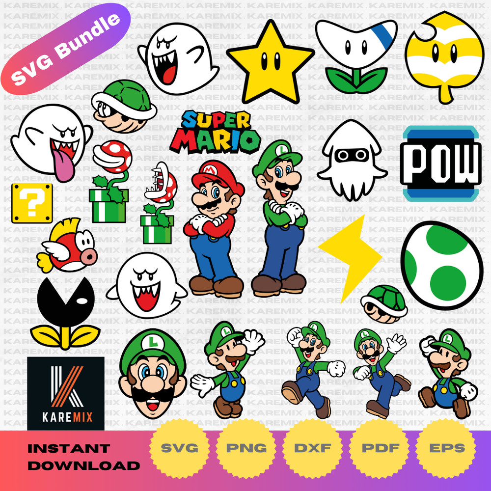 Super-Mario- clipart-Mario-Bros-SVG-cutting- files-for-Cricut-Silhouette-PNG- DXF-PDF-instant- download (5).png
