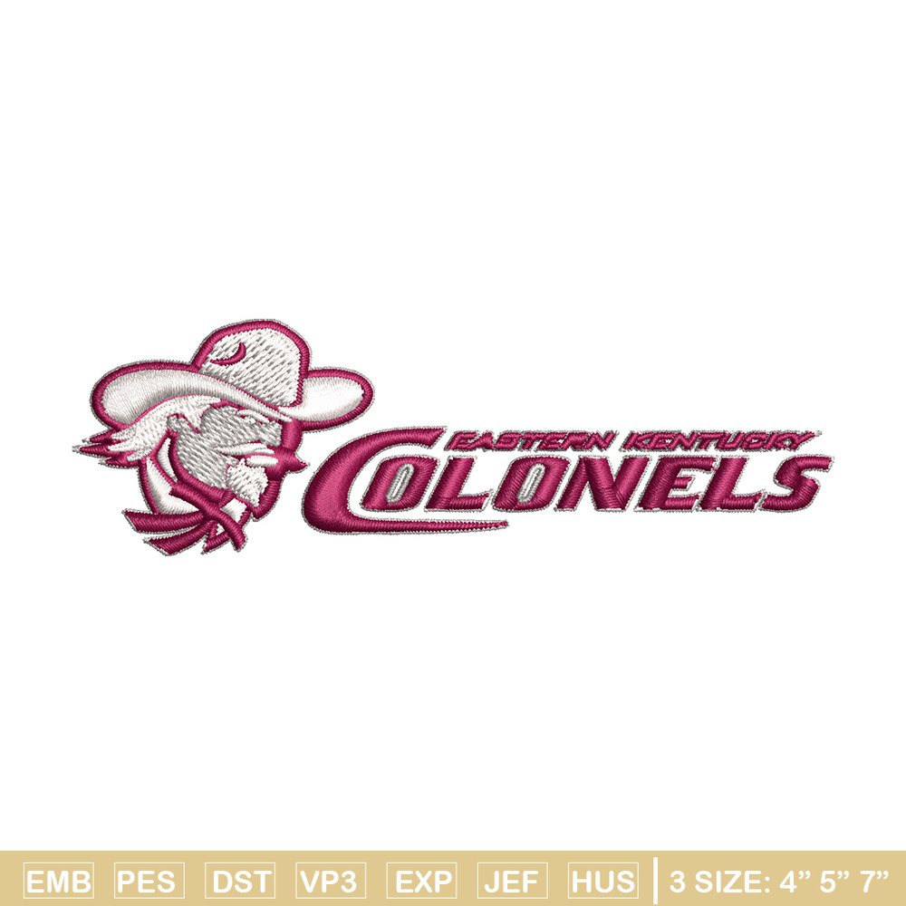 Eastern Kentucky Colonels embroidery design, Eastern Kentucky Colonels embroidery, Sport embroidery, NCAA embroidery..jpg