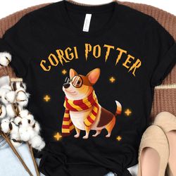 corgi potter shirt, corgi dog portrait retro 90s shirt, corgi dog lover shirt, cute dog lover gift, dog owner shirt, vin