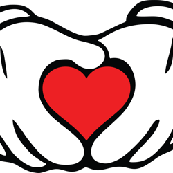 mickey mouse, minnie mouse hand heart svg, disney png, disney mickey svg, mickey christmas png, instant download-1