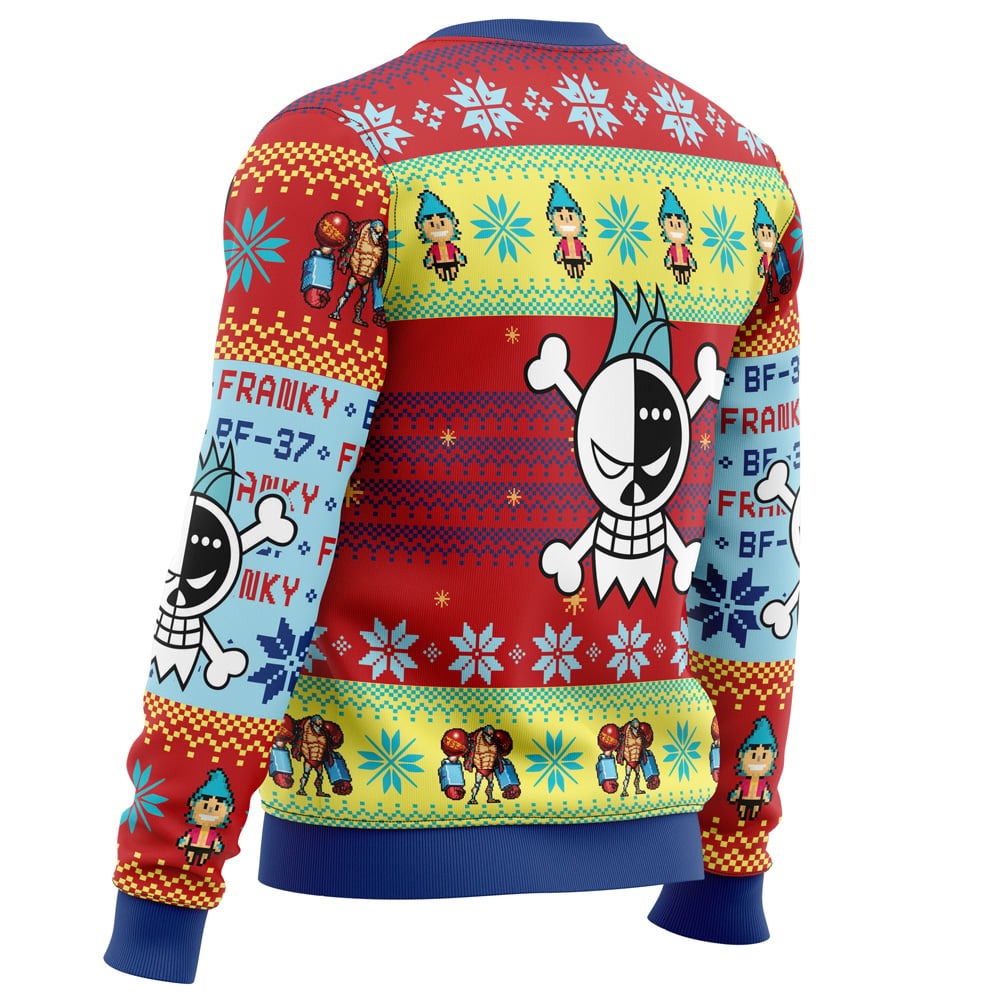 Christmas Franky One Piece All Over Print Hoodie 3D Zip Hoodie 3D Ugly Christmas Sweater 3D Fleece Hoodie