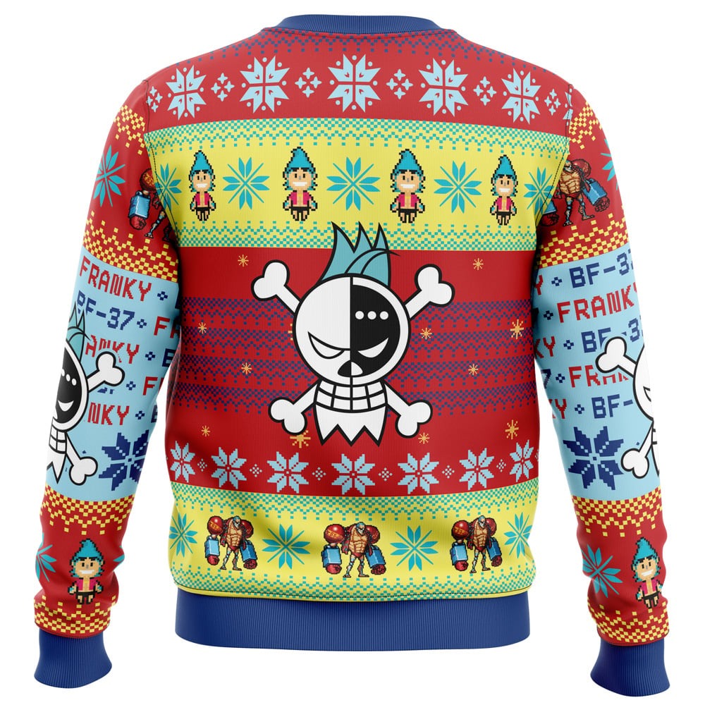 Christmas Franky One Piece All Over Print Hoodie 3D Zip Hoodie 3D Ugly Christmas Sweater 3D Fleece Hoodie