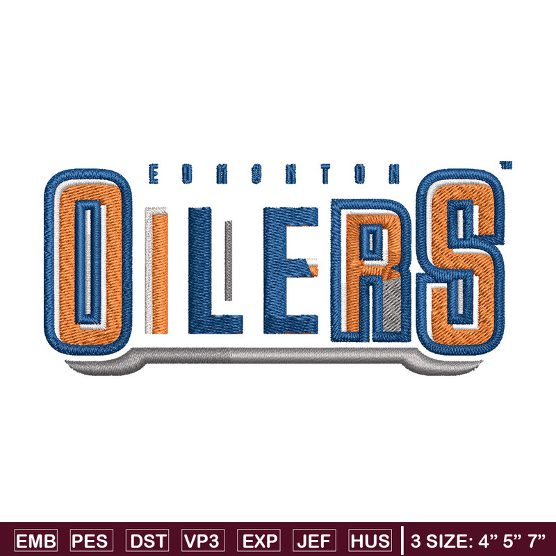 Edmonton Oilers logo Embroidery, NHL Embroidery, Sport embroidery, Logo Embroidery, NHL Embroidery design..jpg
