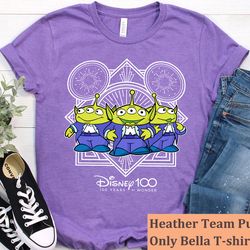 disney 100 aliens toy story tshirt, disney toy story 100th anniversary shirt, 100 years of wonder shirt, disneyland fami