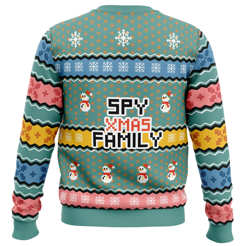 Spy Xmas Family Spy x Family All Over Print Hoodie 3D Zip Hoodie 3D Ugly Christmas Sweater 3D Fleece Hoodie