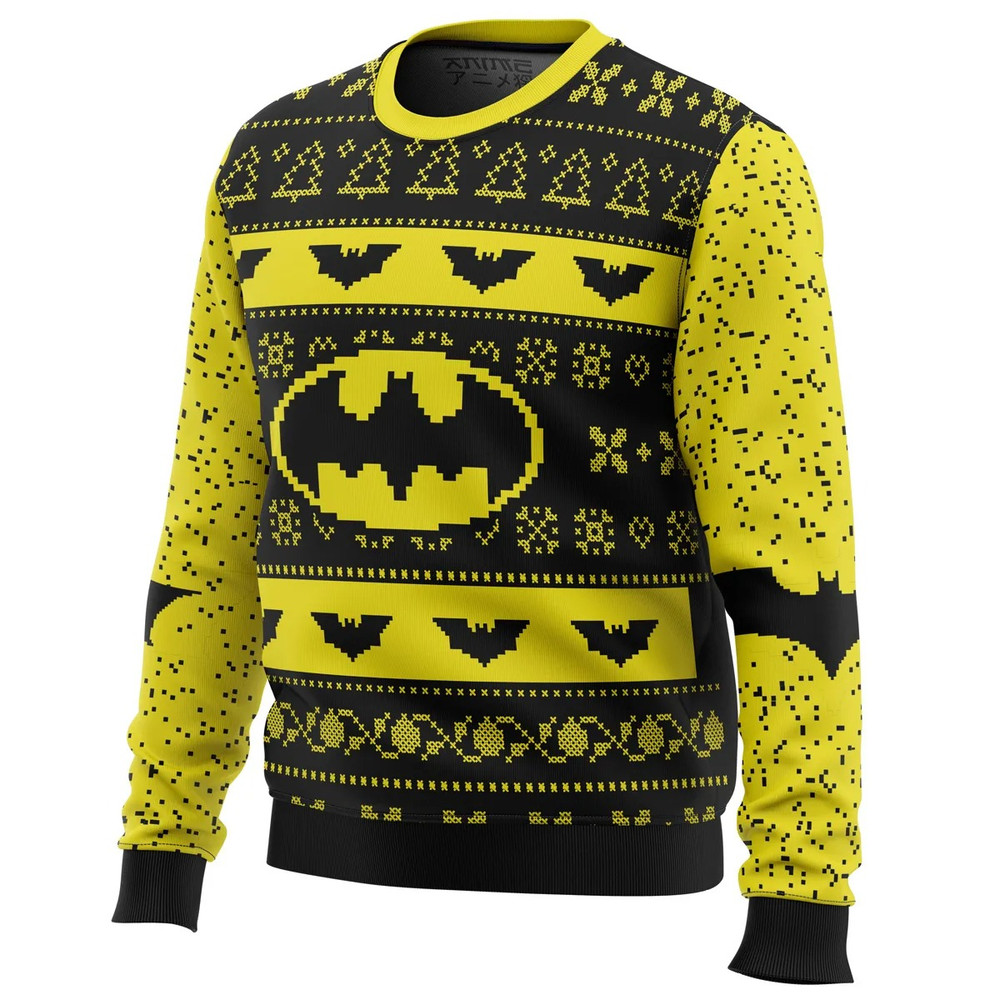 Batman All Over Print Hoodie 3D Zip Hoodie 3D Ugly Christmas Sweater 3D Fleece Hoodie